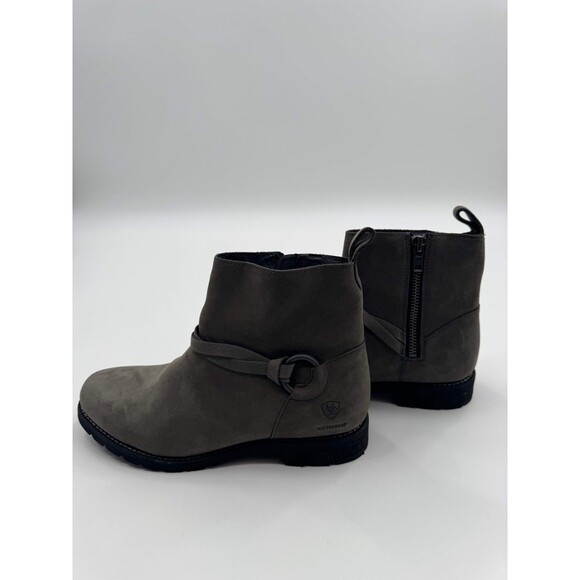 Ariat Witney Waterproof Boots Women's 8.5 B gray Manmade Leather Upper 10021532 - Picture 5 of 11